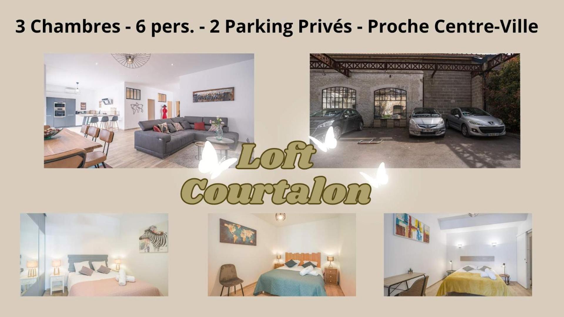 Loft Courtalon - Haut Standing - Patio - Parking Prives Lägenhet Troyes Exteriör bild