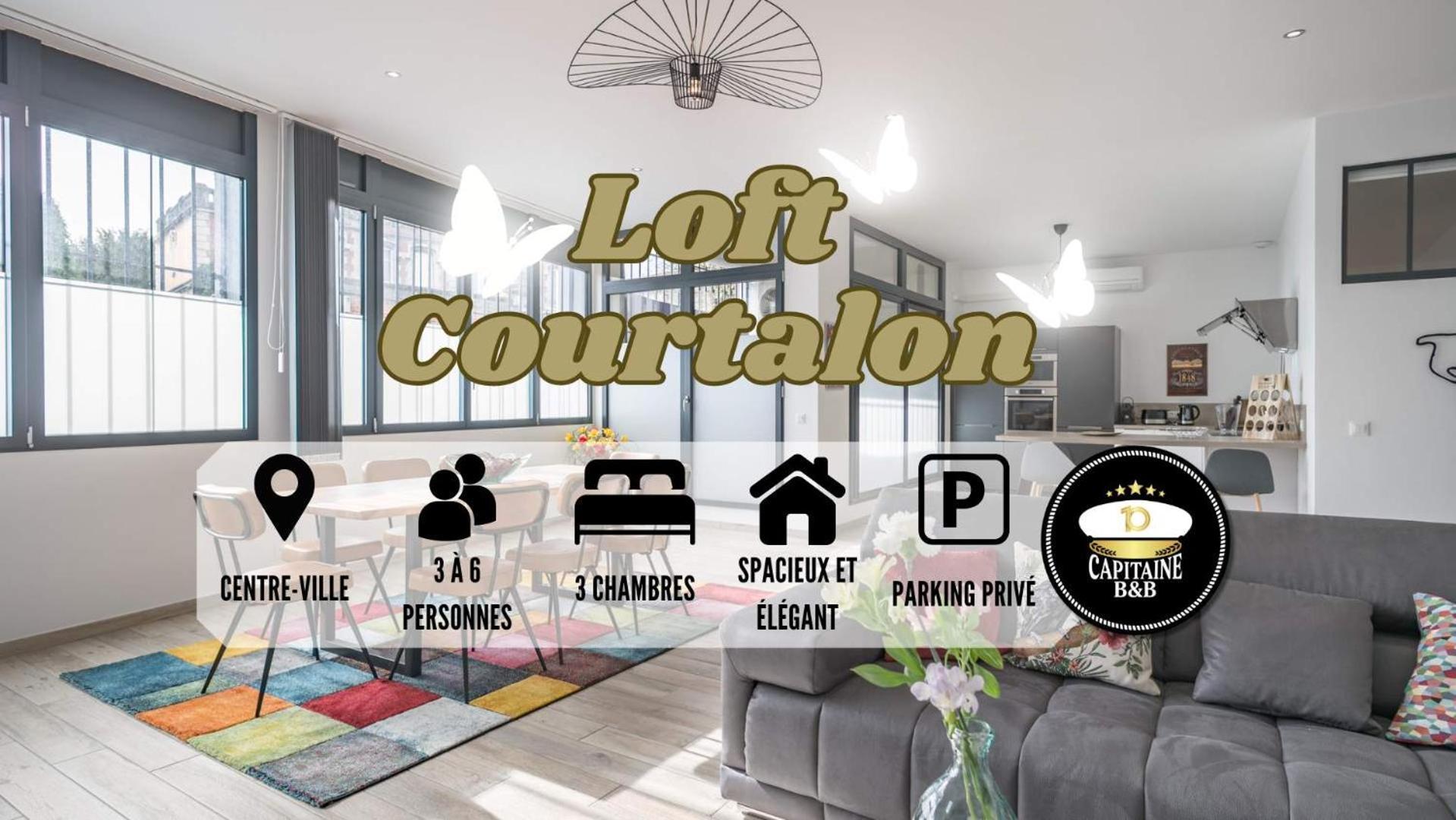 Loft Courtalon - Haut Standing - Patio - Parking Prives Lägenhet Troyes Exteriör bild